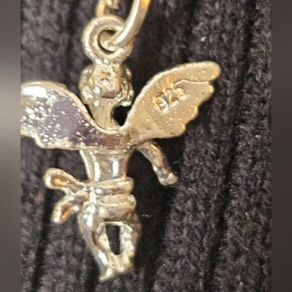 Sterling Silver Cupid Pendant & Sterling Silver Necklace - Picture 5 of 6